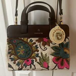 NWT Eliza Floral Laney Satchel by Spartina 449